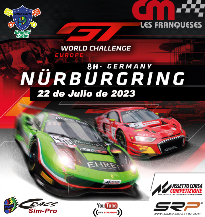 8h Nurburgring- evento